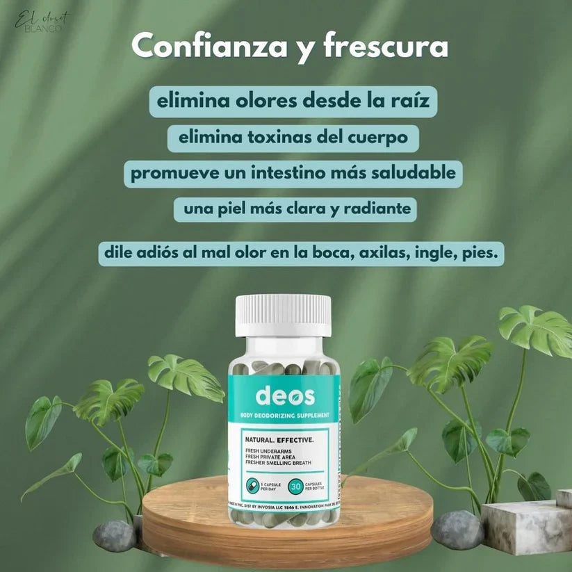DEOS -ELIMINA EL MAL OLOR EN POCOS SEGUNDOS