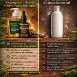 COMBO CAPILAR - ACEITE DE BATANA + SHAMPO DE BATANA | Tratamiento Completo Restauración Capilar ,100% natural