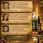 COMBO CAPILAR - ACEITE DE BATANA + SHAMPO DE BATANA | Tratamiento Completo Restauración Capilar ,100% natural