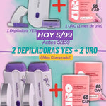 DEPILADORA YES UV + URO PROBIOTICO (60) CAPSULAS