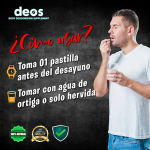 DEOS -ELIMINA EL MAL OLOR EN POCOS SEGUNDOS