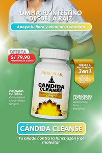 CANDIDA CLEANSE SUPLEMENTO INTESTINAL 60 CÁPSULAS