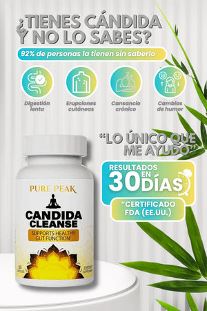 CANDIDA CLEANSE SUPLEMENTO INTESTINAL 60 CÁPSULAS